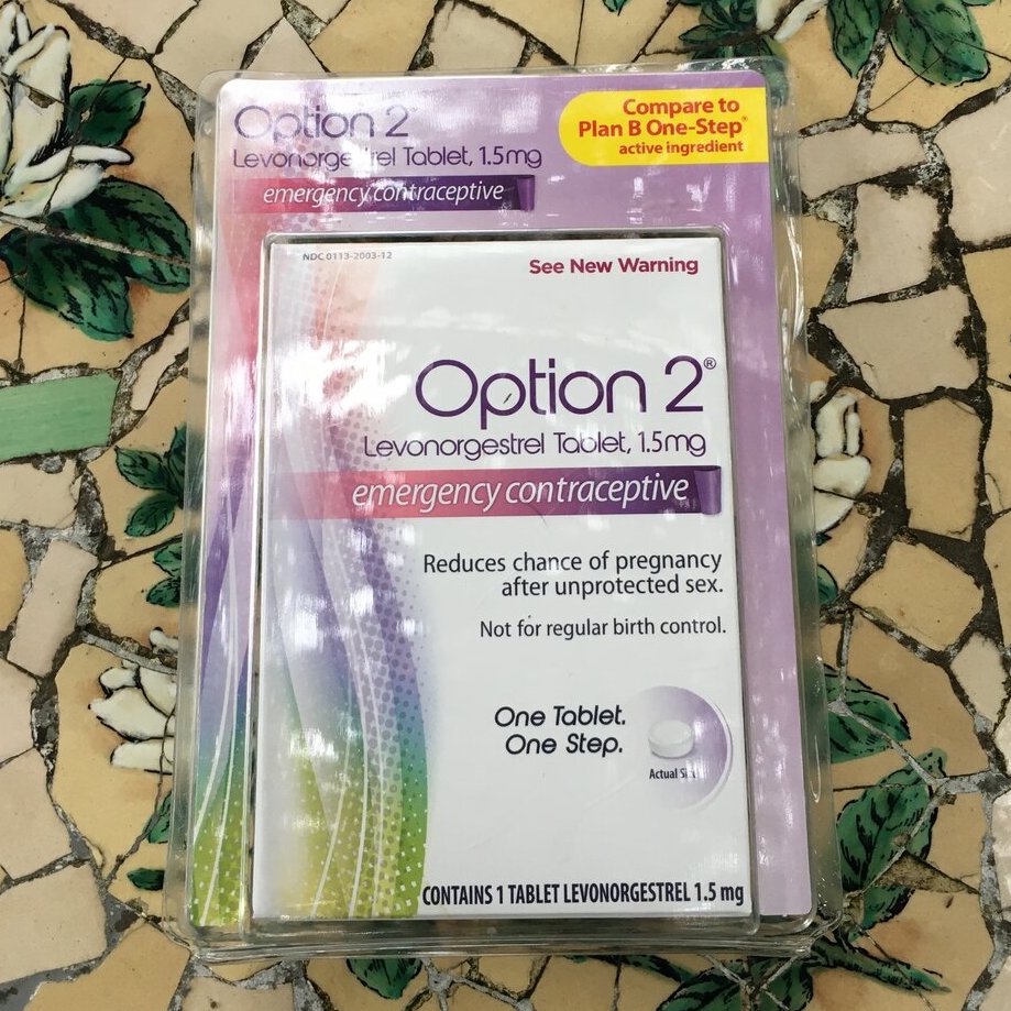 Option 2 Levonorgestrel Tablet, 1.5 mg - Emergency Contraception Morning After Pill (Price in Manila Philippines)