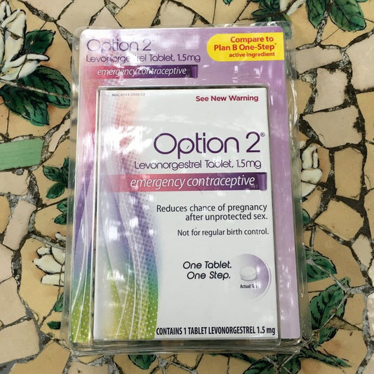 Option 2 Levonorgestrel Tablet, 1.5 mg - Emergency Contraception Morning After Pill (Price in Manila Philippines)